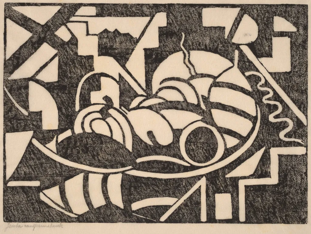 Still Life, by Jacoba van Heemskerck van Beest, ink, 1916