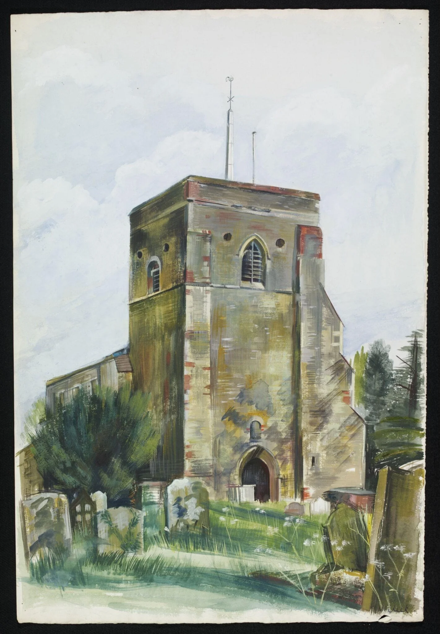 Redbourn Church, detail