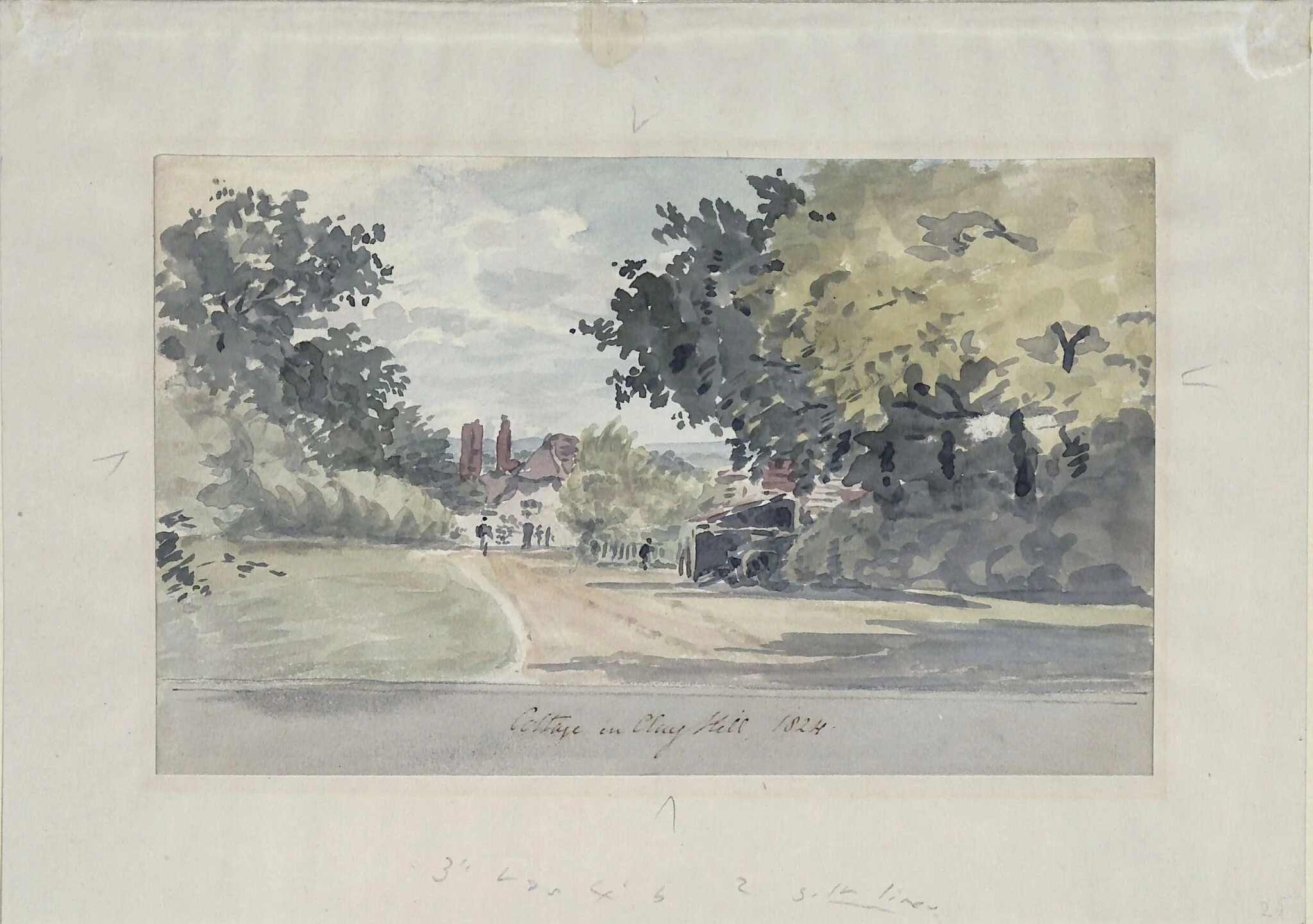 Cottage on Clay Hill, Enfield, detail