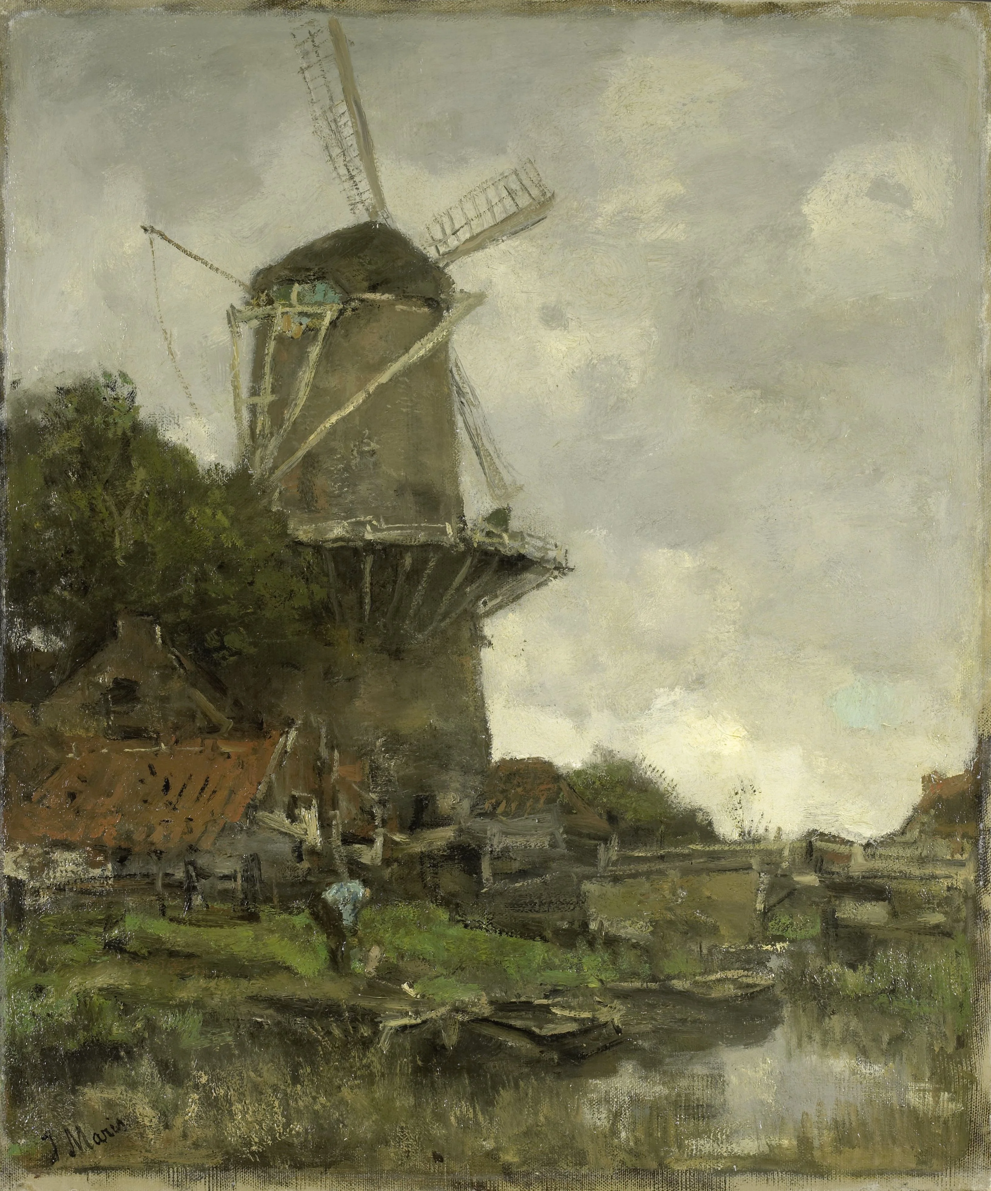 The Windmill, detail