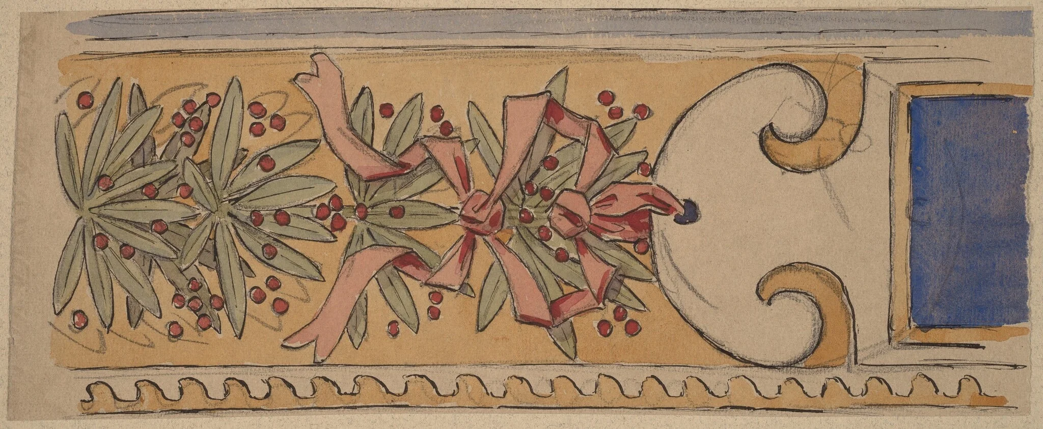Study for a Border Design, detail
