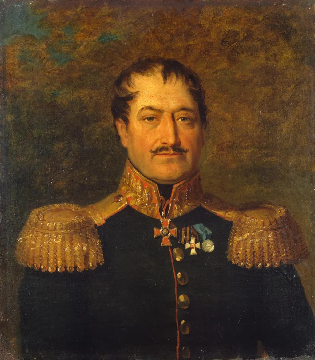 Prince Ivan Zhevakhov, by George Dawe, oil, 1824
