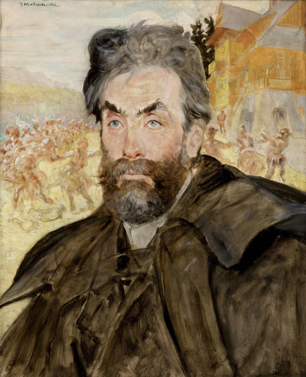 Portrait of Stanisław Witkiewicz, by Jacek Malczewski, oil, 1899