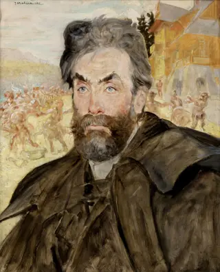Portrait of Stanisław Witkiewicz, by Jacek Malczewski, oil, 1899