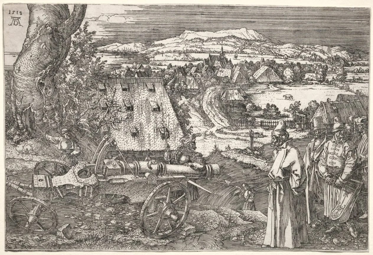 Landscape with the Cannon, detail