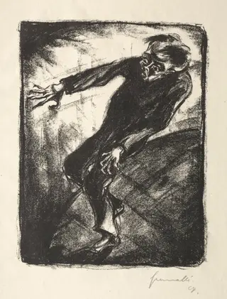 Whirling, by Walter Grammatté, 1924