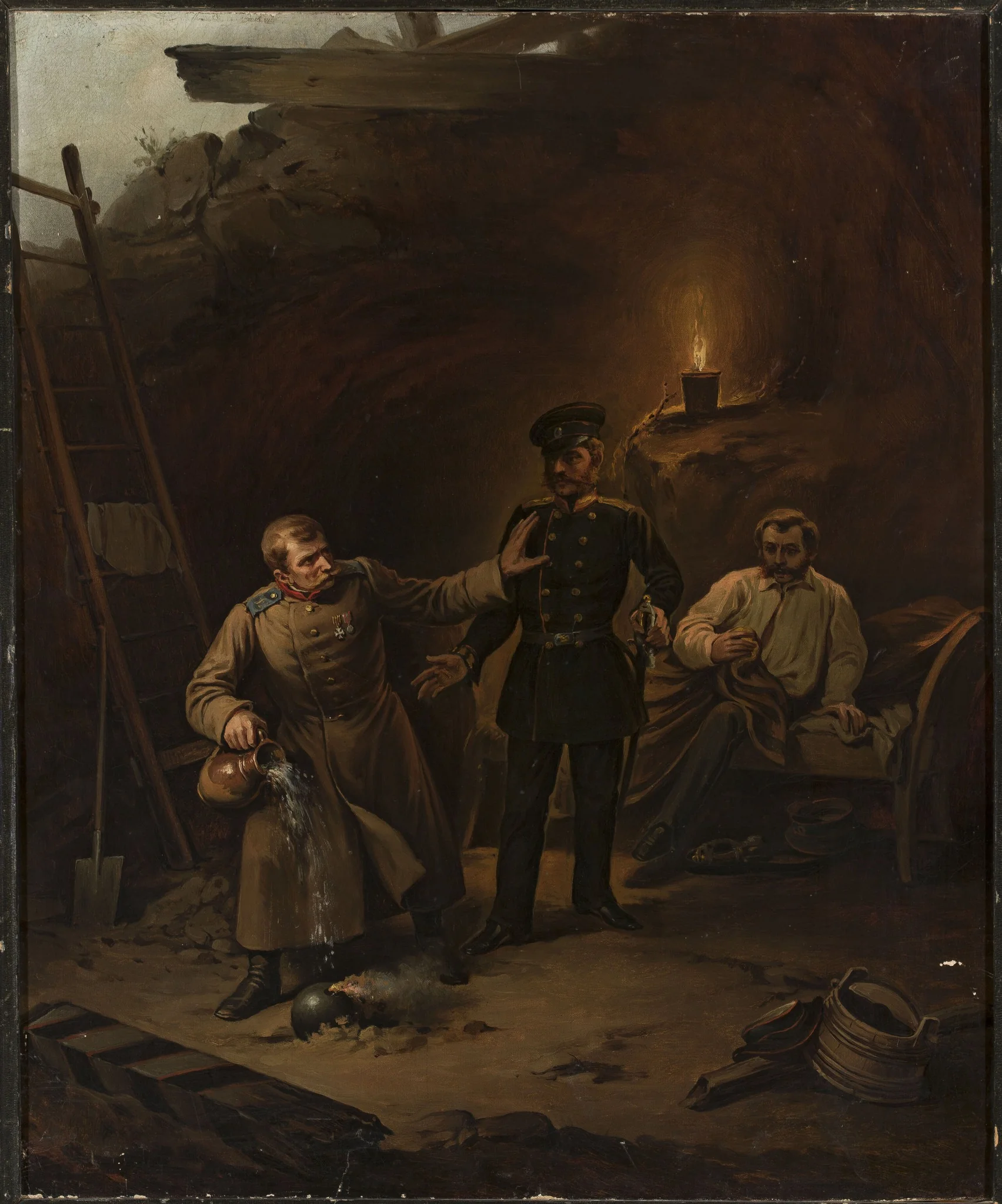Episode from the Crimean Wars – Scene in prison, detail