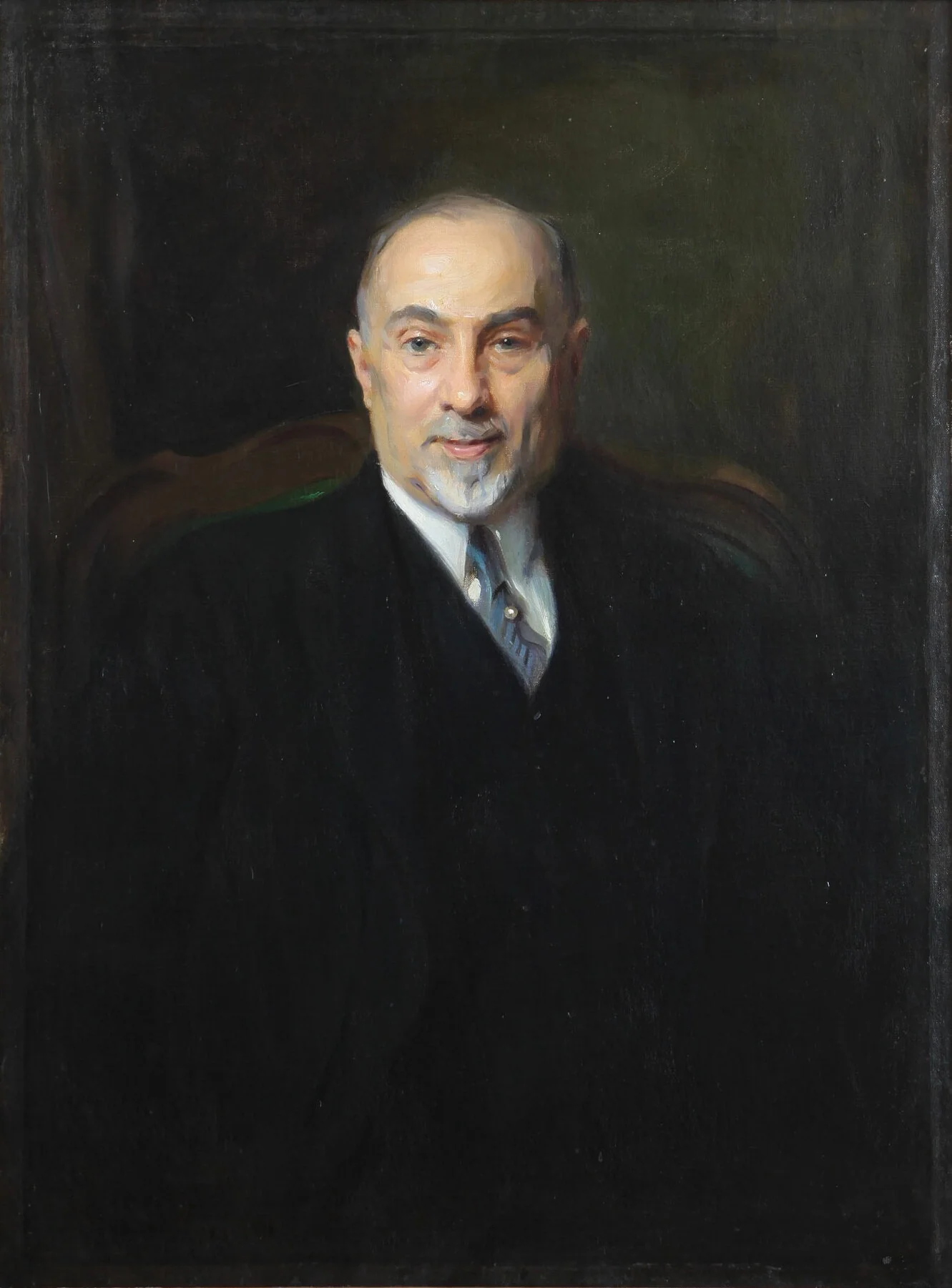 Portrait of Alfredo Hirsch, detail