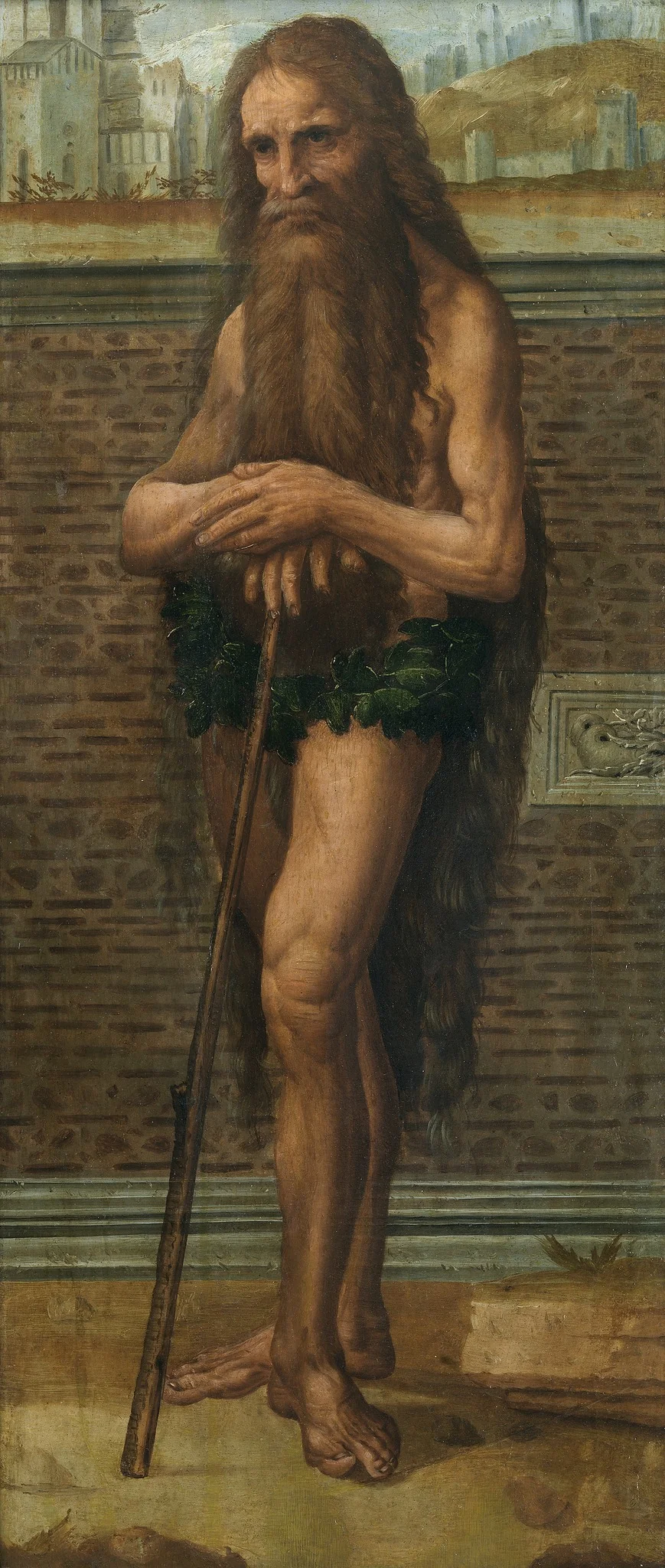 Saint Onuphrius, detail