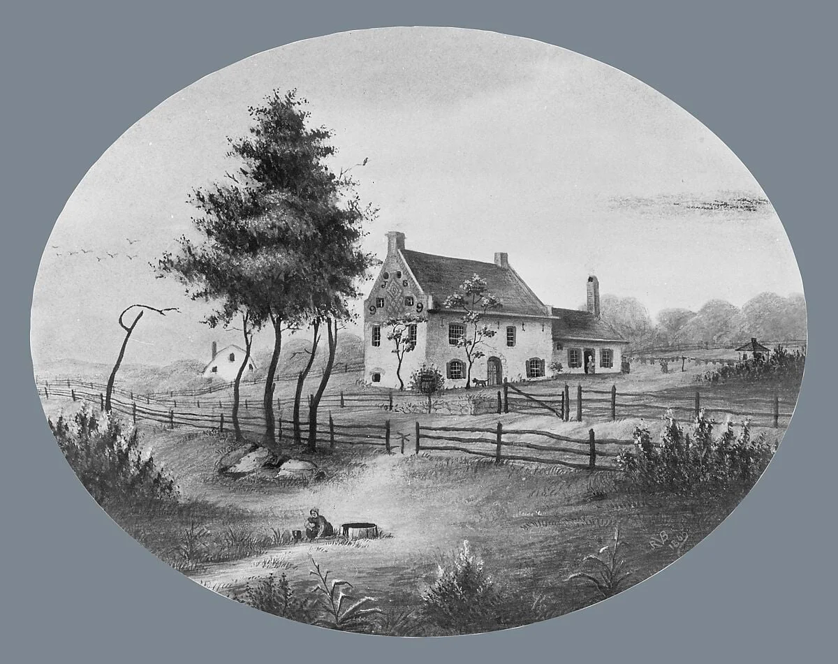 Vechte House at Gowannus, Brooklyn, New York, detail