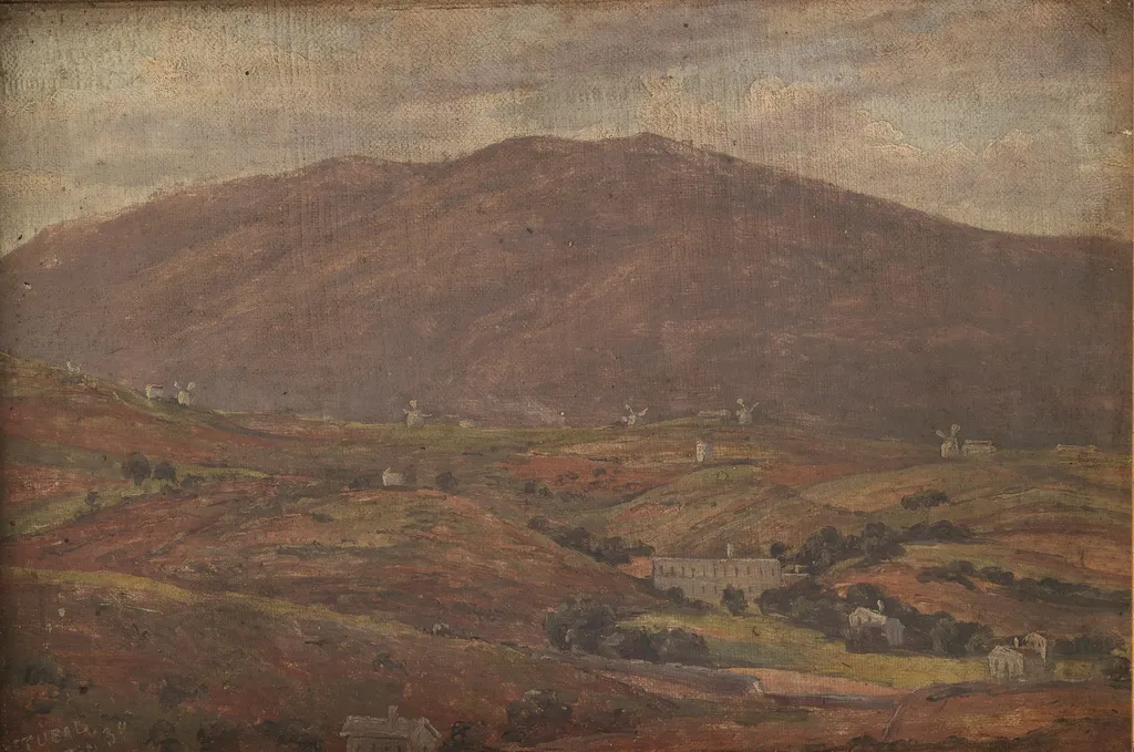 Landscape near Sétúbal, Portugal, by Thorald Brendstrup, unspecified, 1839