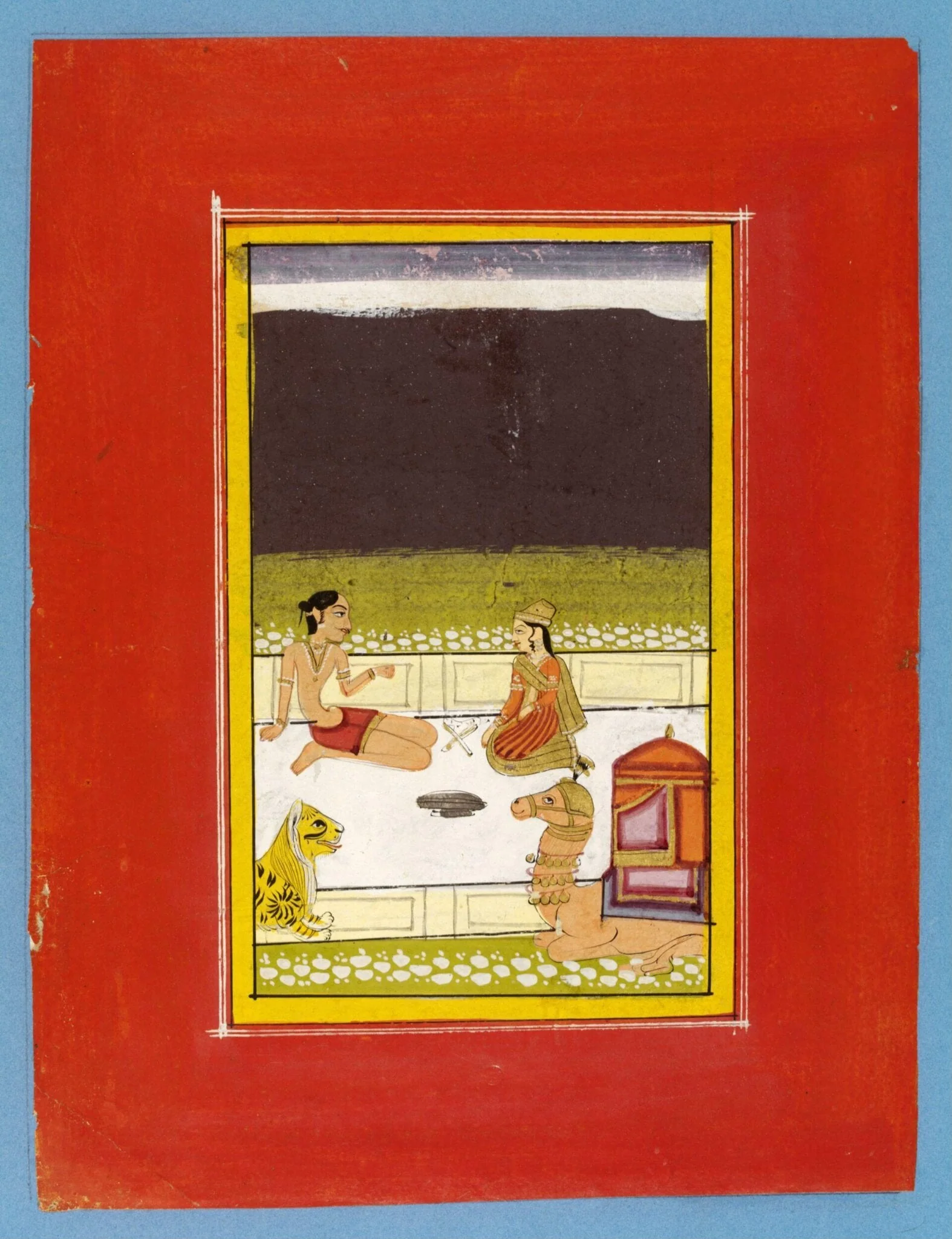 Laila and Majnun, detail