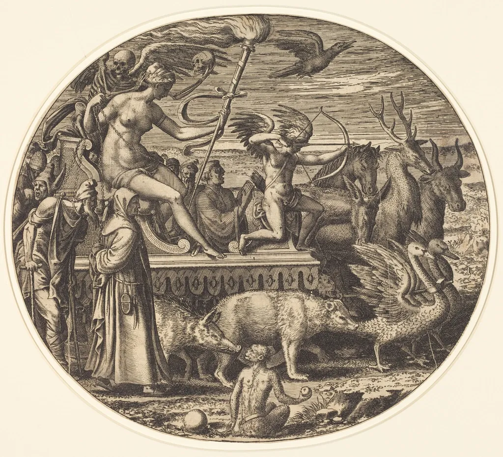 Lust, by Léon Davent, ink, 1547