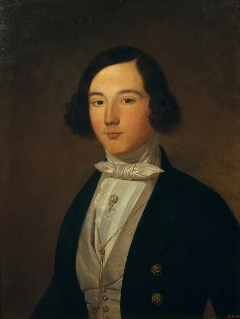 Portrait of Octavi Carbonell i Sanroman, by Joaquín Espalter y Rull, oil, 1842