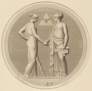 Medicina - Theologia - Lex, by James Heath, ink, 1796