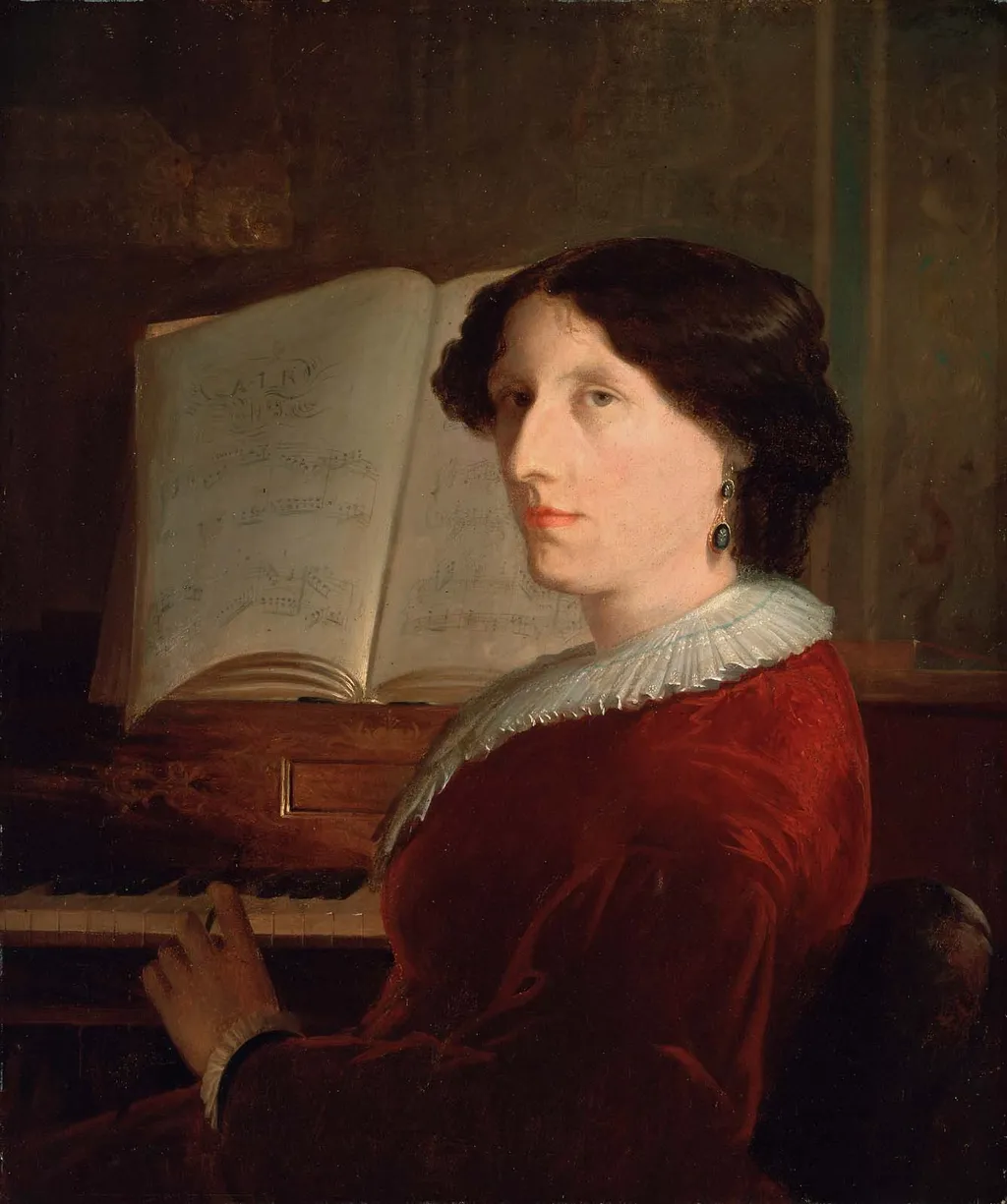 Mrs. Robert Restiaux Kent (Eliza F. Watson), by William Rimmer, oil, 1867