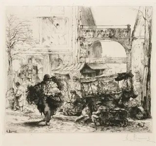 Une Matinee Avenue de Clichy, by Auguste Brouet, 1925
