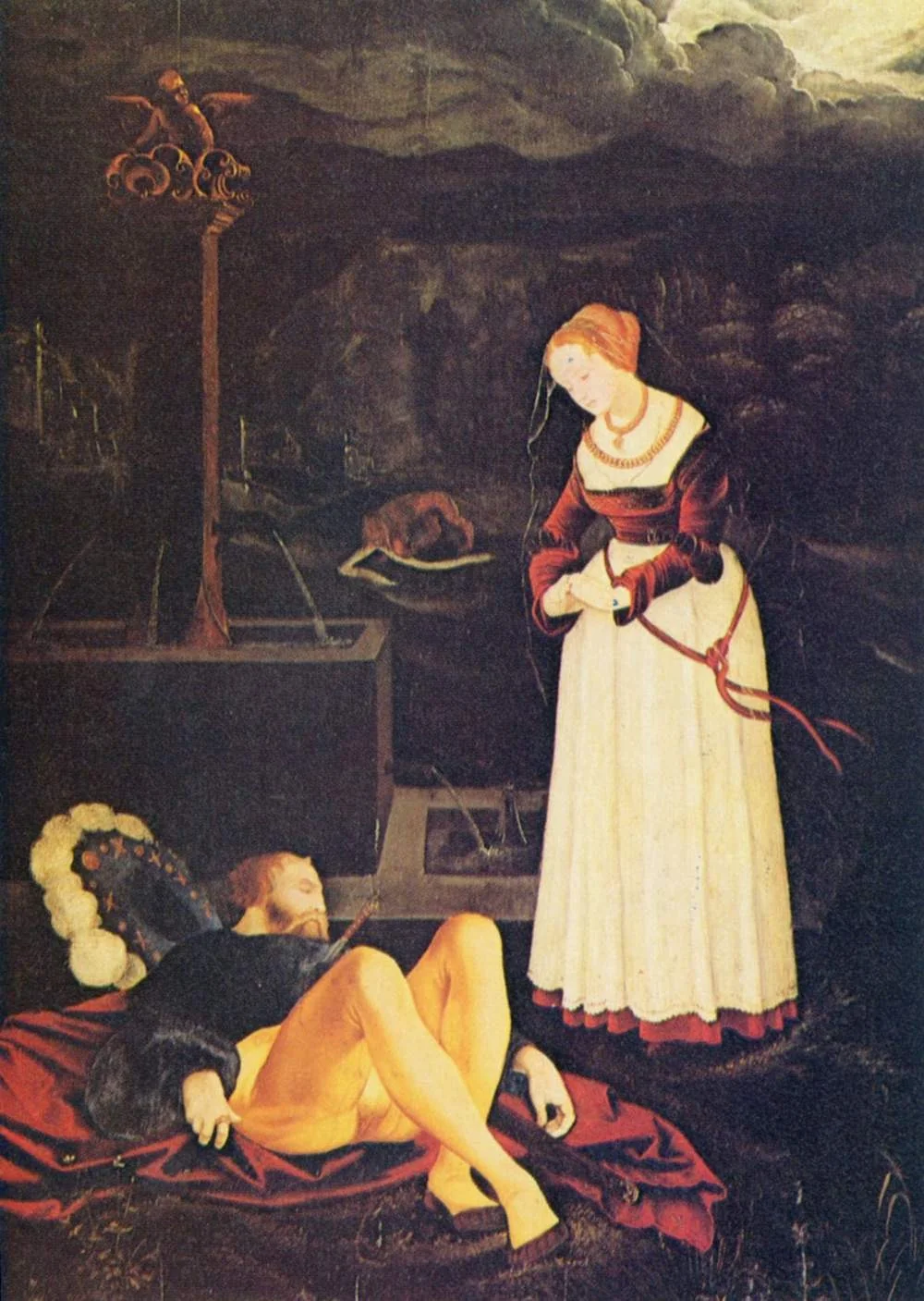 Pyramus and Thisbe, detail