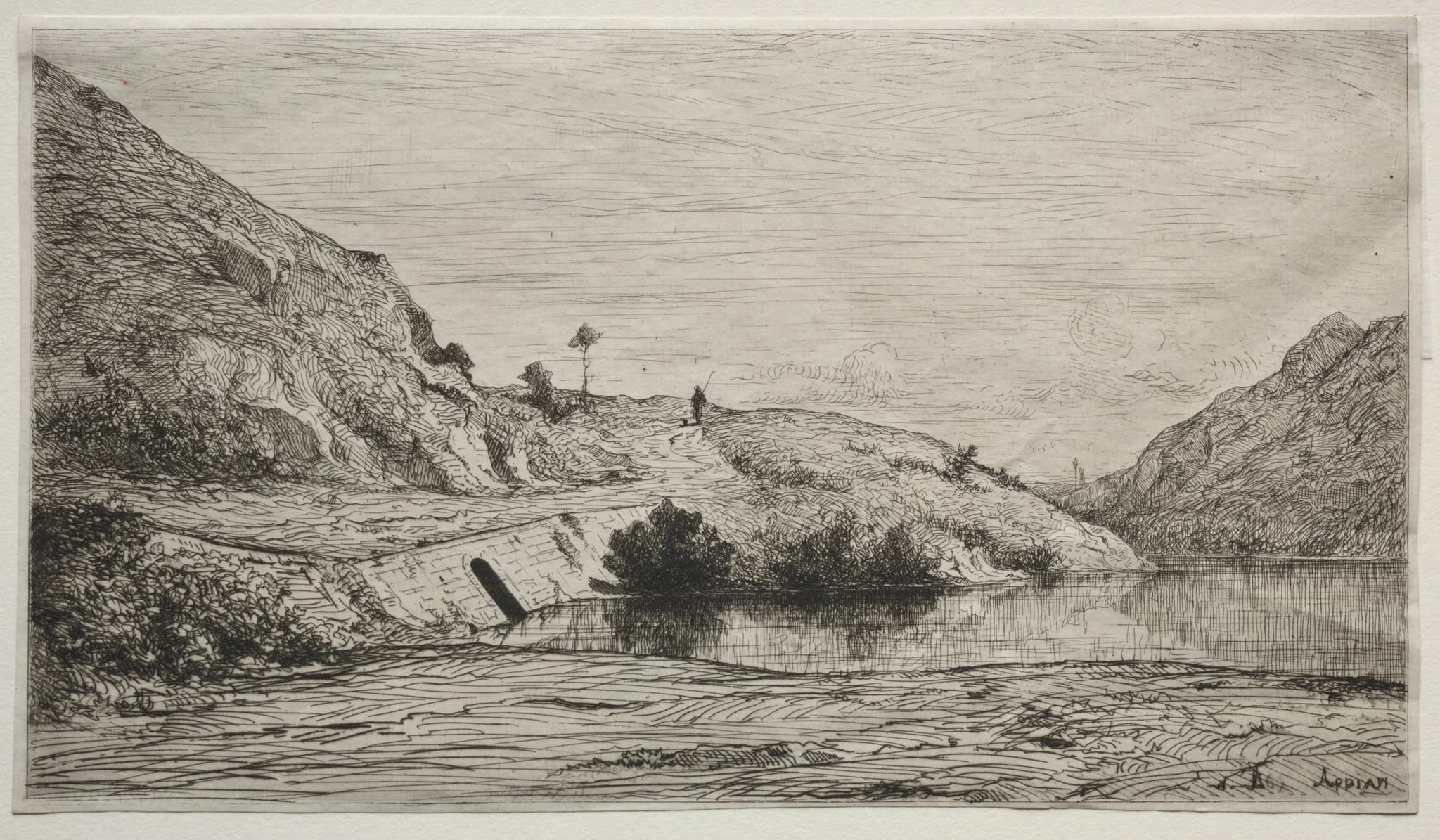 Banks of the Rhone, detail