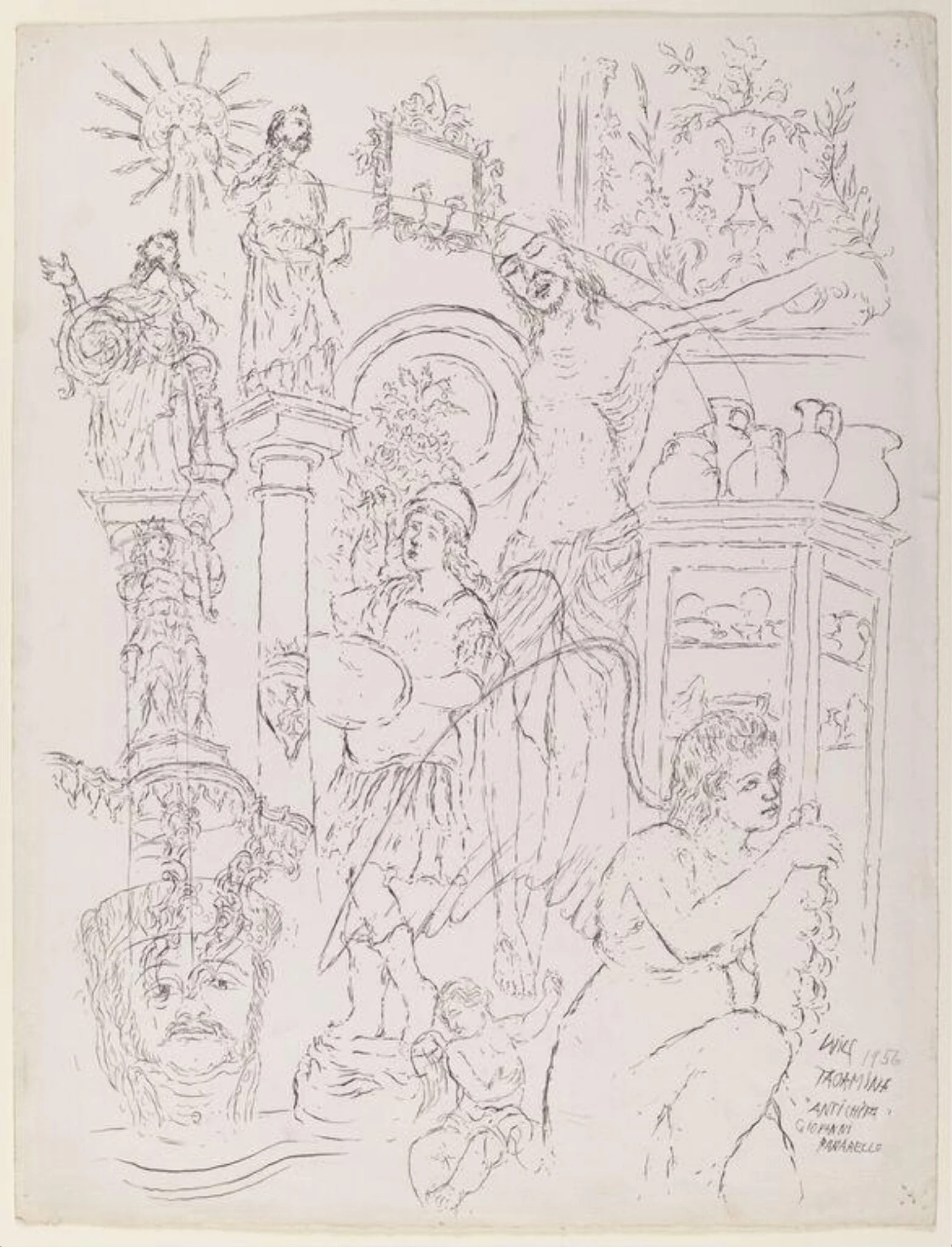 Taormina "Antichita" Giovanni Panarello, detail