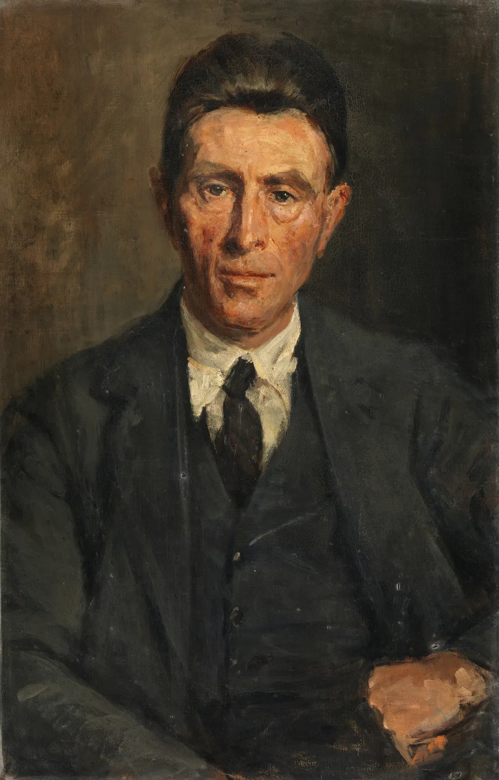 Portrait of Joseph O'Neill, Novelist and Scholar, by Sarah Purser, oil, 1926