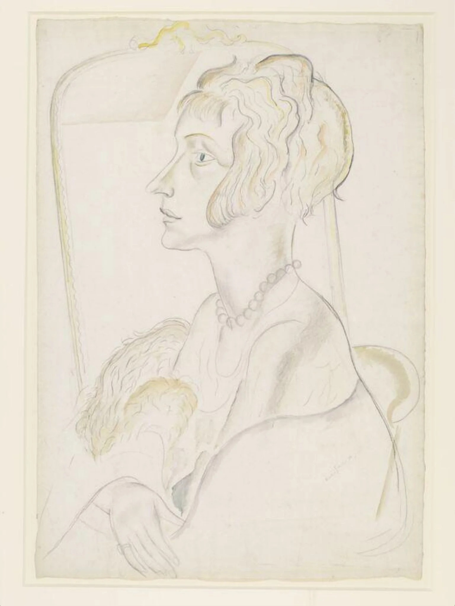 Portrait of a Woman, detail
