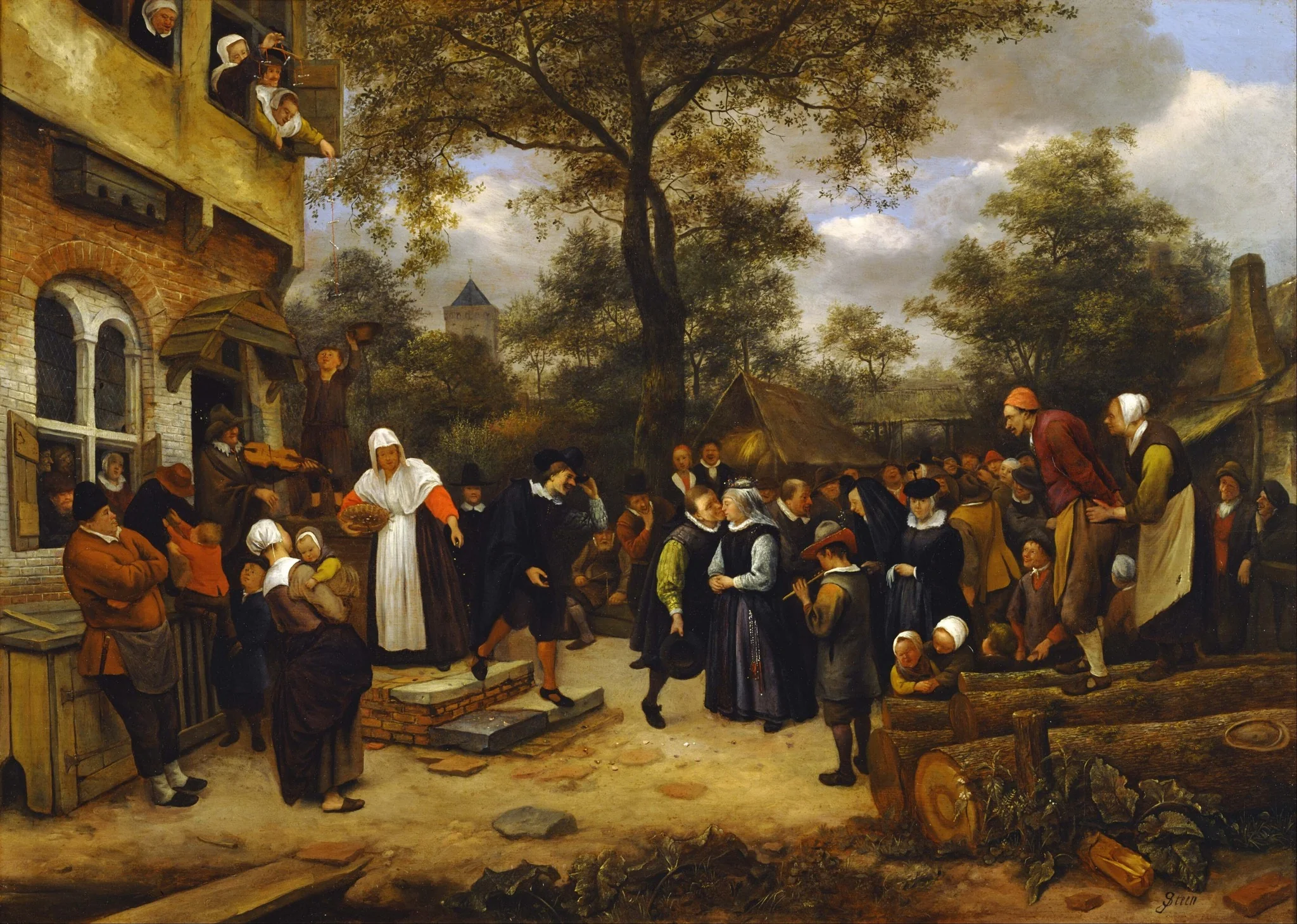 Village Wedding, detail