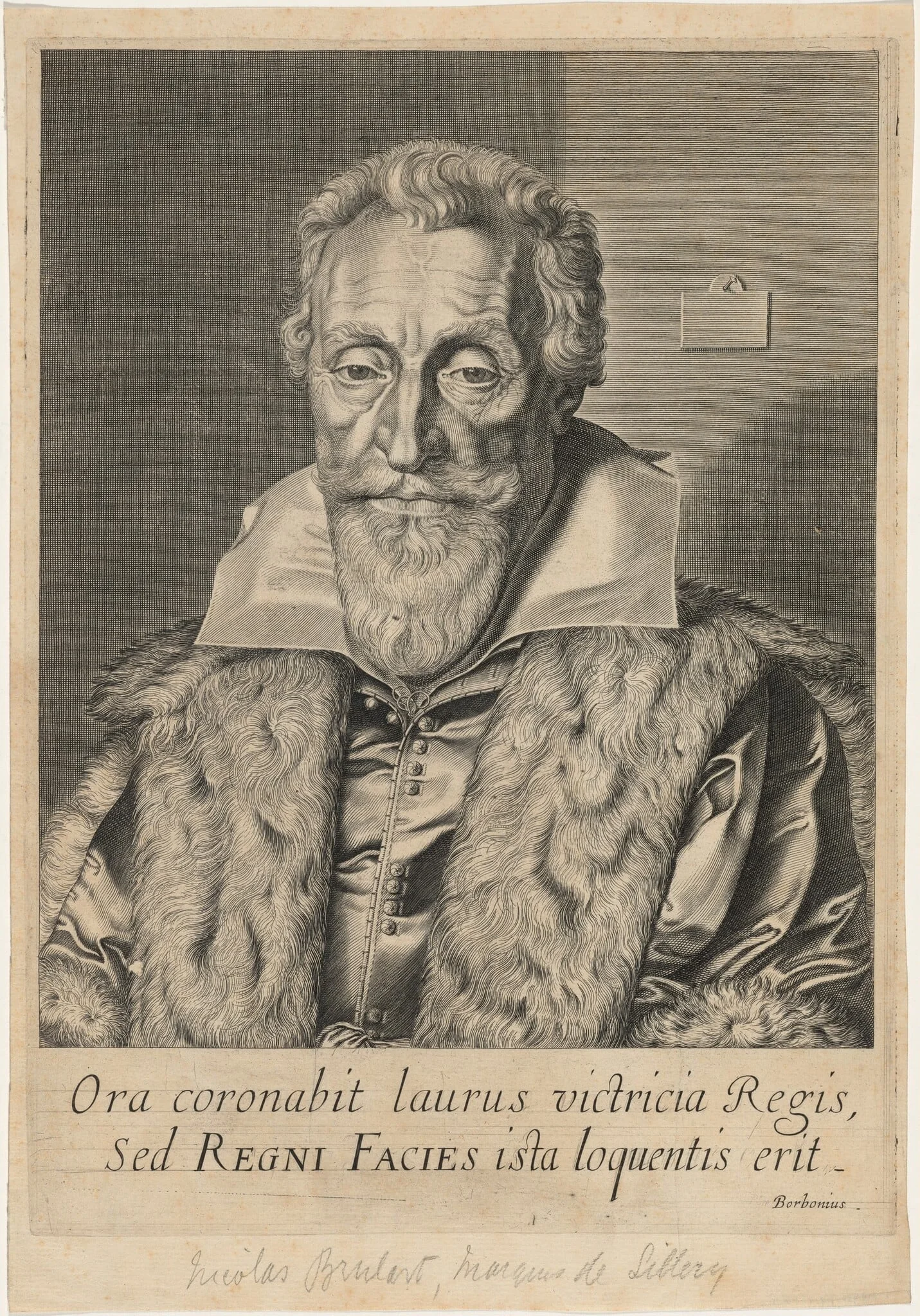 Nicolas Brulart, Marquis de Sillery, detail