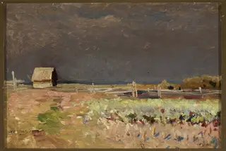 Landscape, by Jan Stanisławski, unspecified, 1900