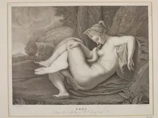 Leda and the Swan, by S. Bennet, 1800