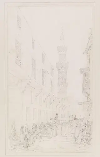 Street in Cairo, by Owen Jones, 1832