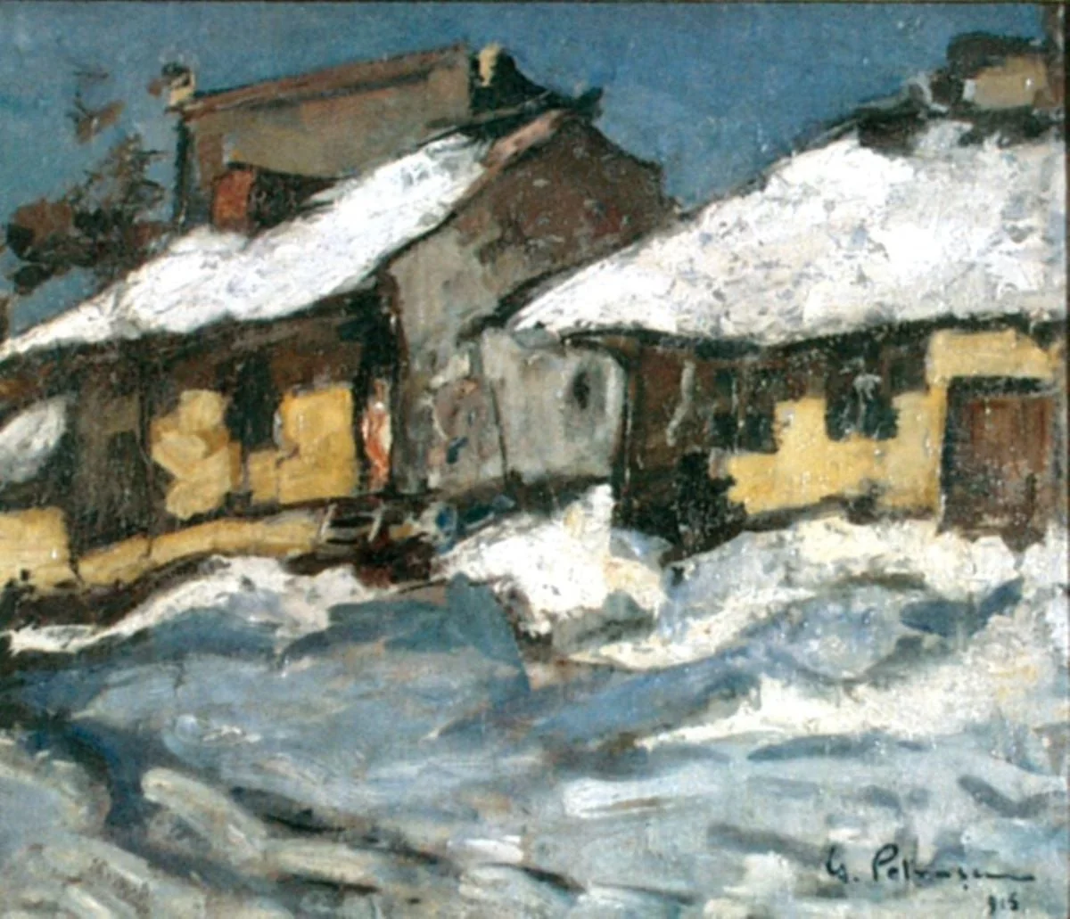 Case iarna, detail