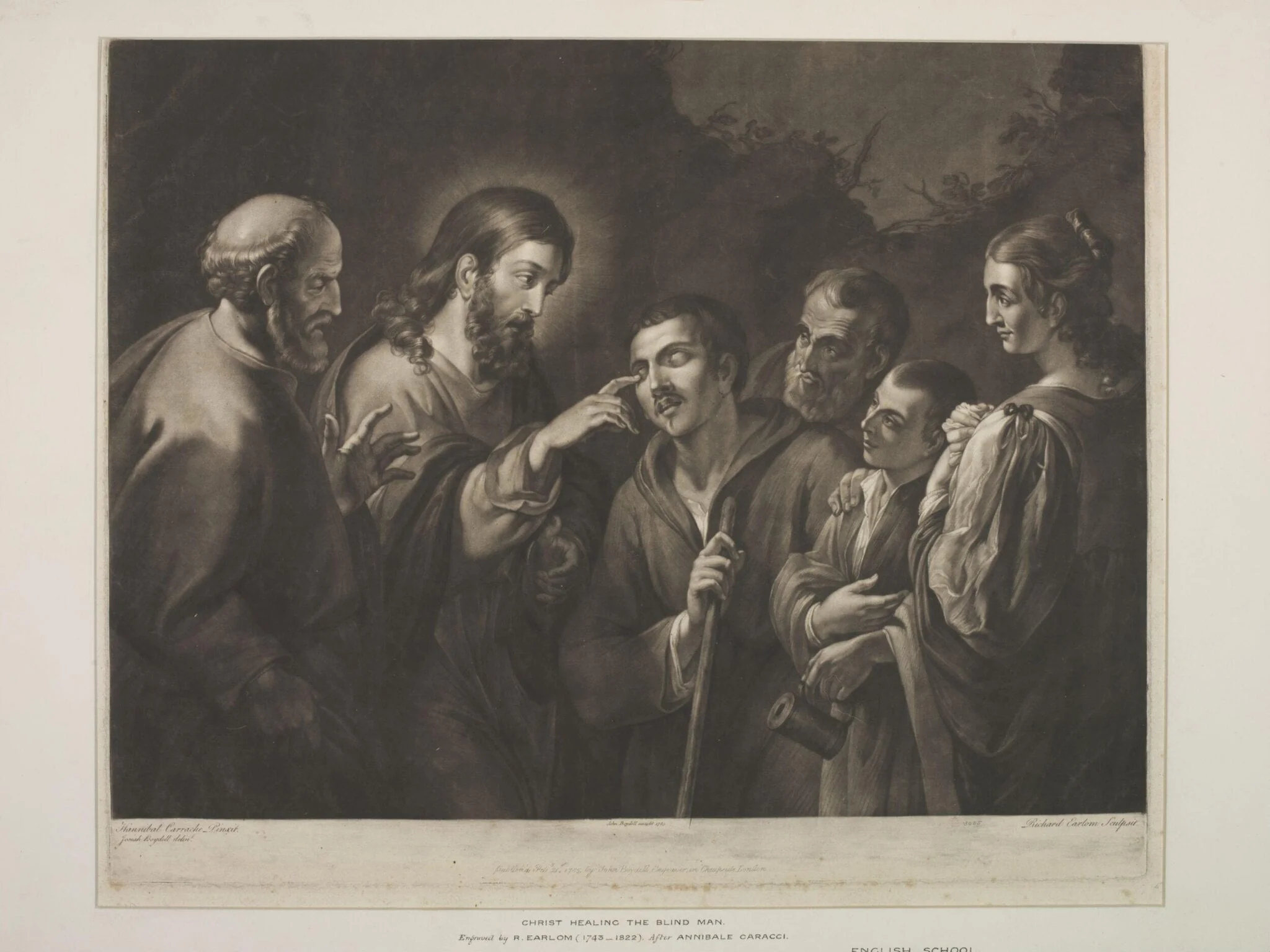 Christ Healing the Blind Man, detail
