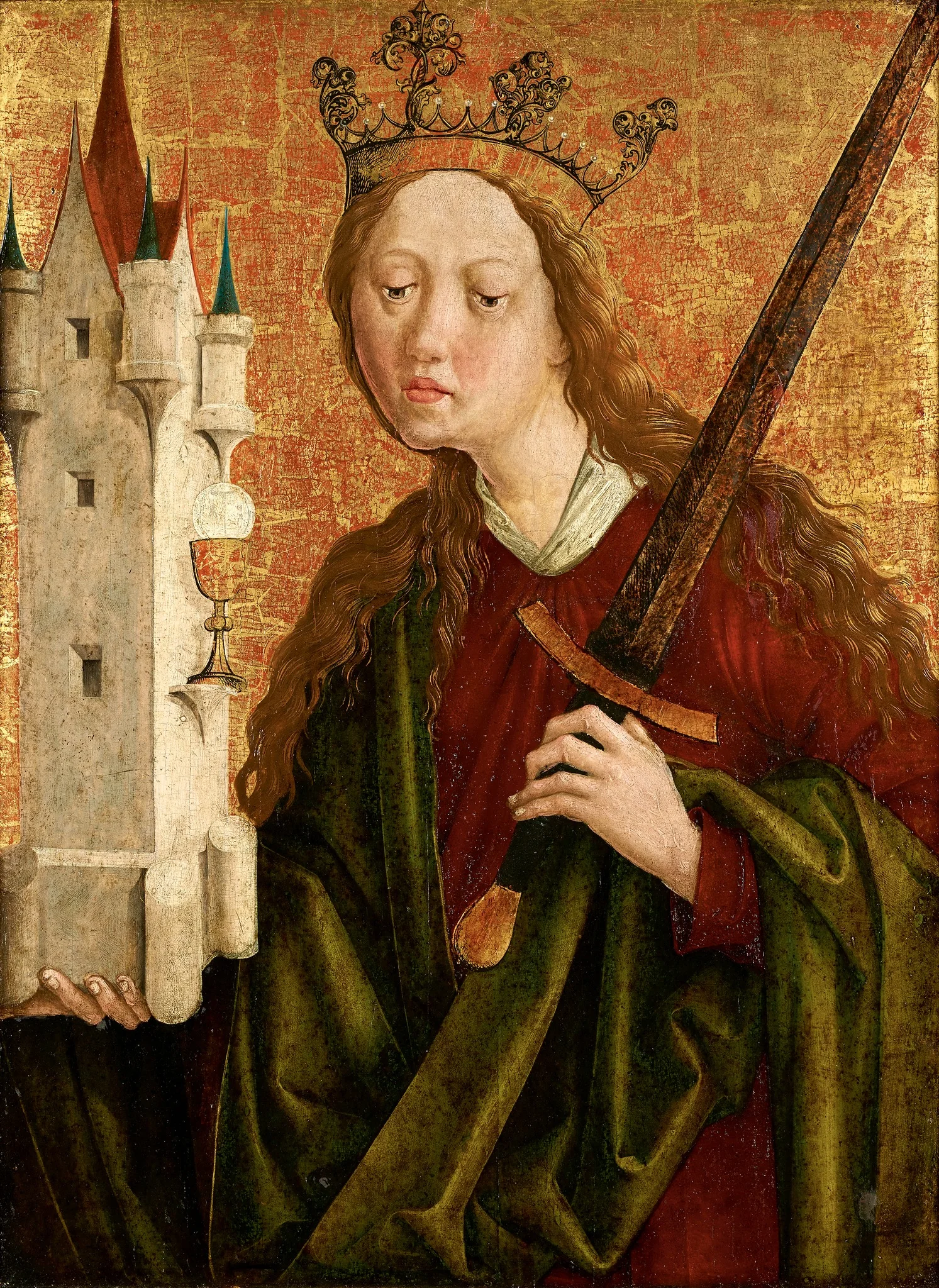 St. Barbara, detail