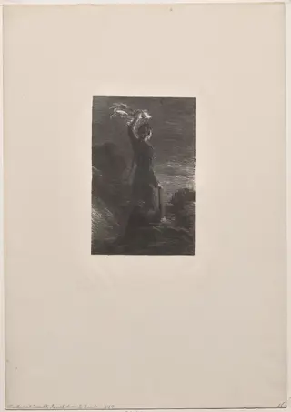 Tristan and Isolde, Act II: Signal in the Night, by Henri Fantin-Latour, 1886