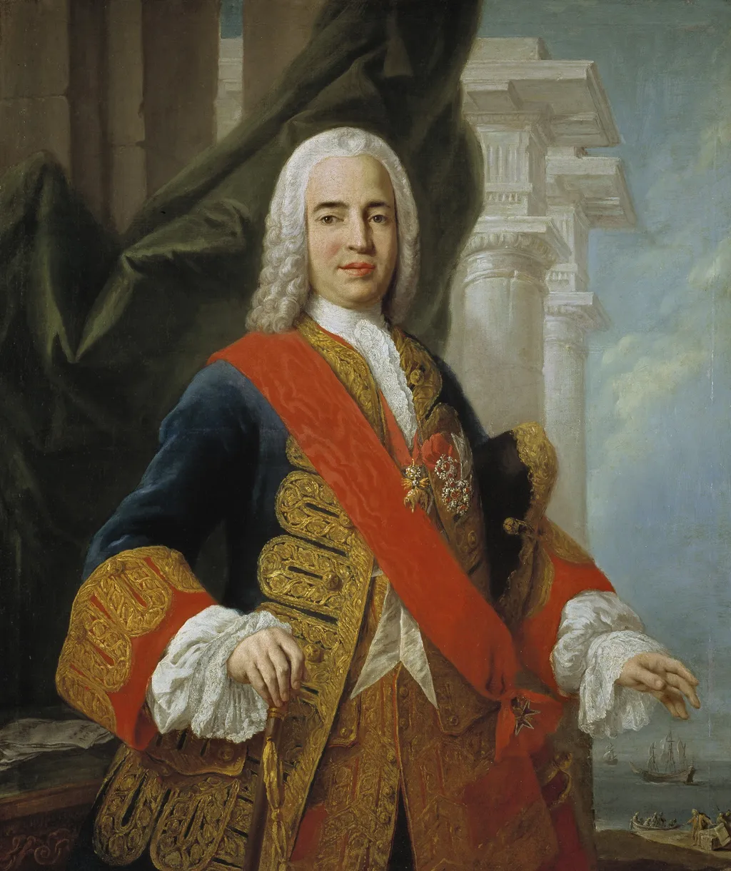 Portrait of the Marquis de la Ensenada, by Jacopo Amigoni, oil, 1750