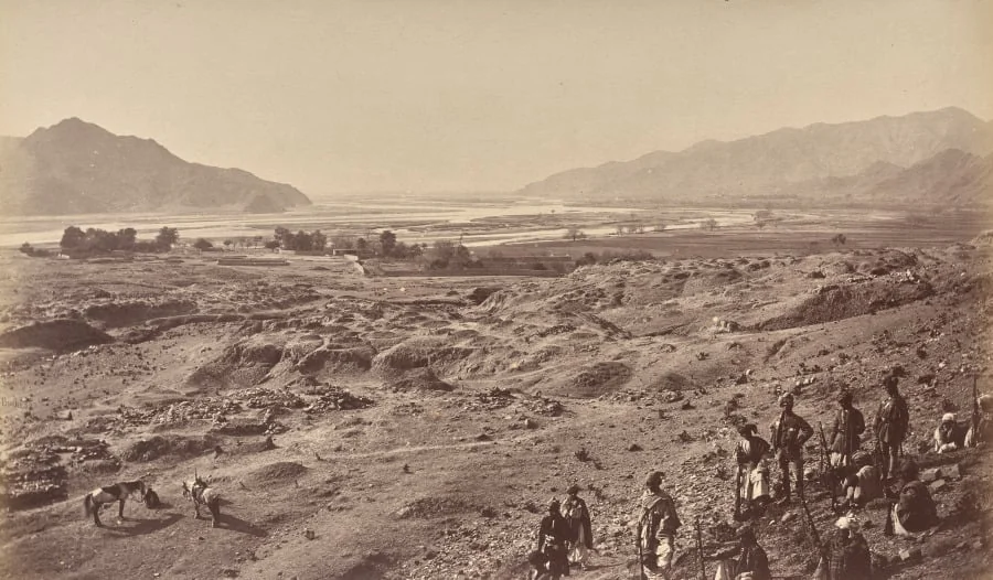 River Gorge Above Lalpura, detail