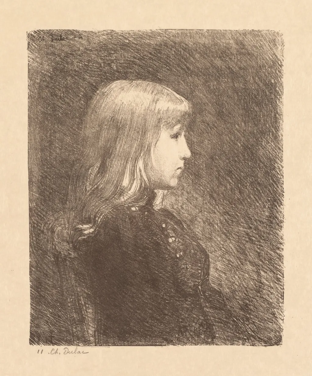 Young Lady (Jeune Fille), by Charles-Marie Dulac, 1892