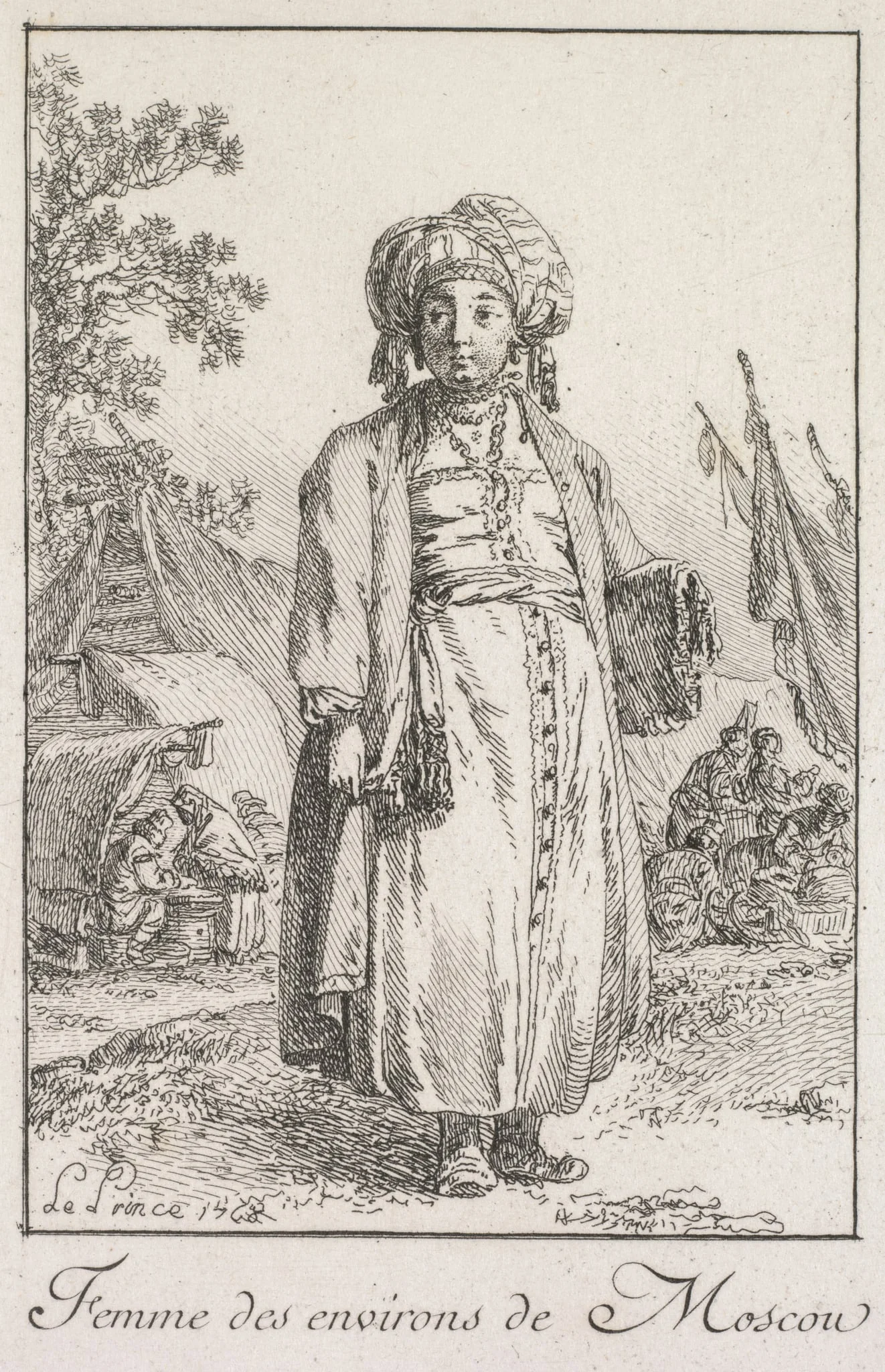 Woman from the Suburbs of Moscow, detail