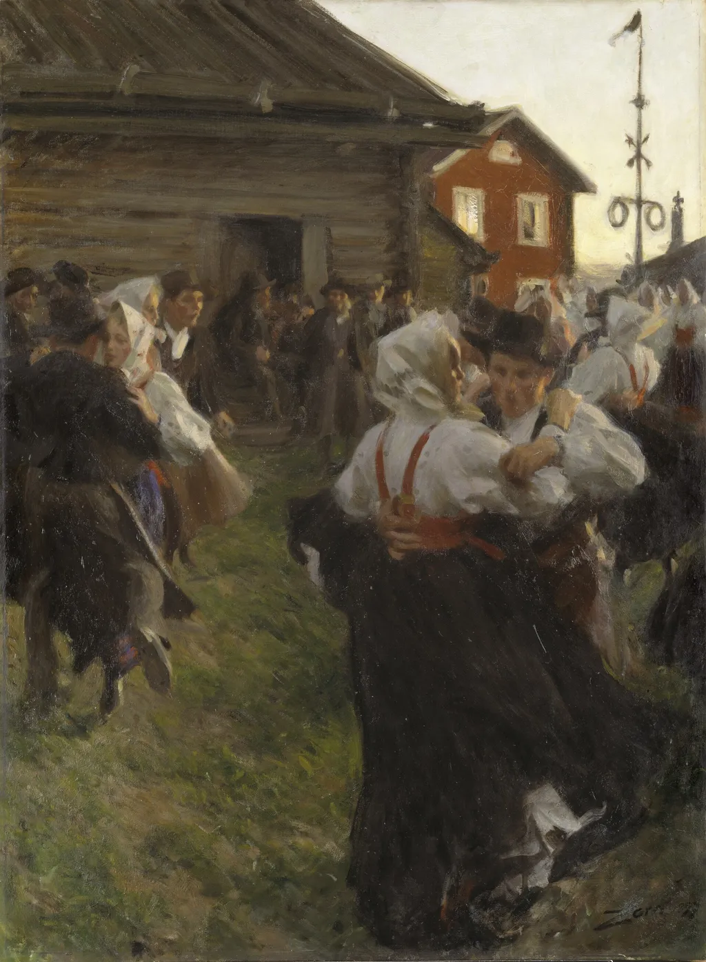 Midsummer Dance, by Anders Zorn, oil, 1899