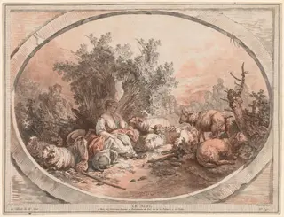Noon, by Gilles Demarteau, 1776