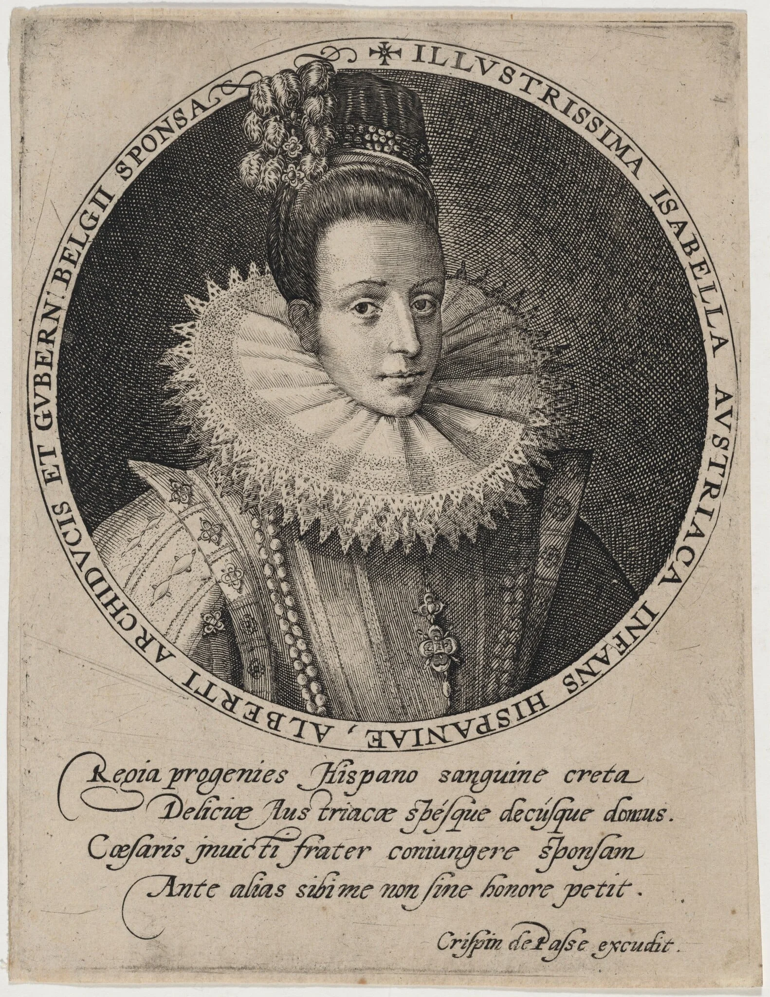 Isabella Clara Eugenia, Infanta, detail