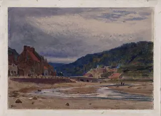 Near Maidstone, by Albert Goodwin, watercolor, 1865