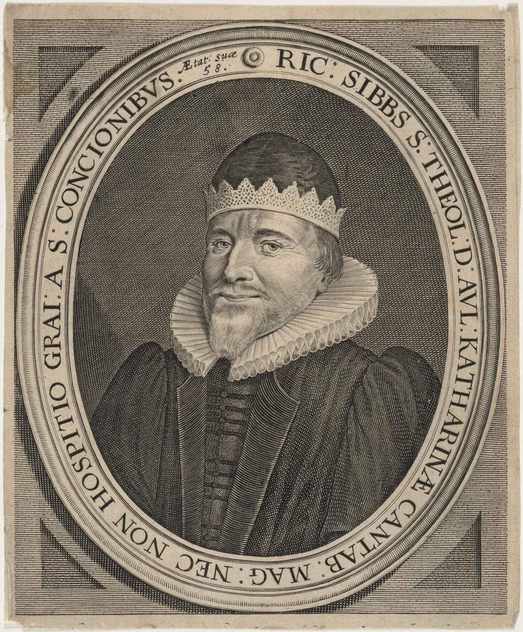 Rev. Richard Sibbes, detail