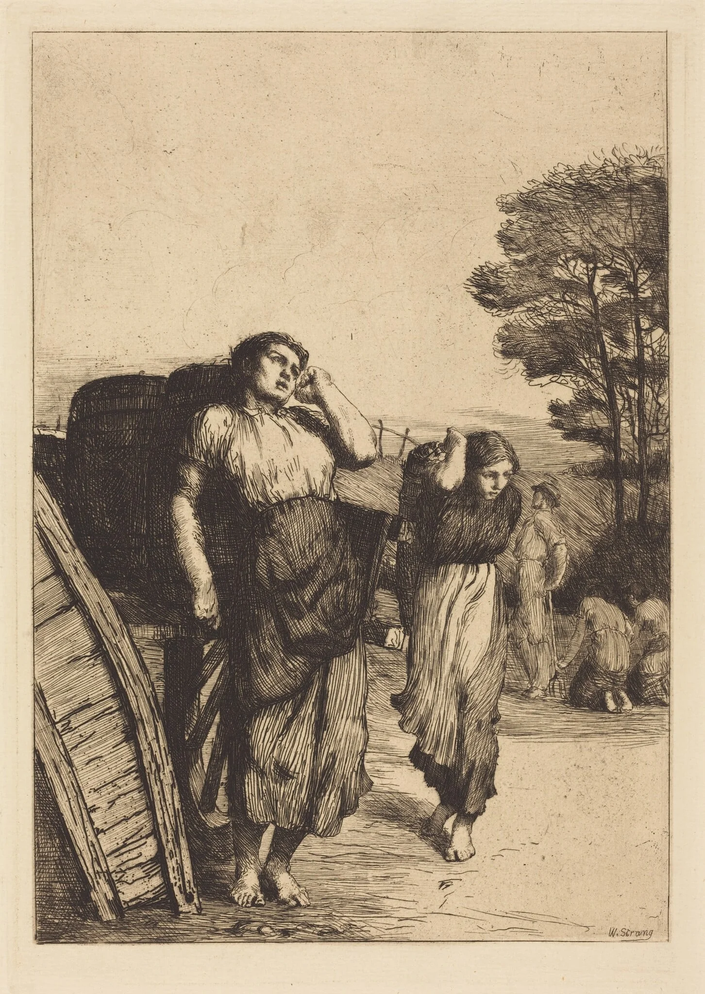 Potato Lifting, detail