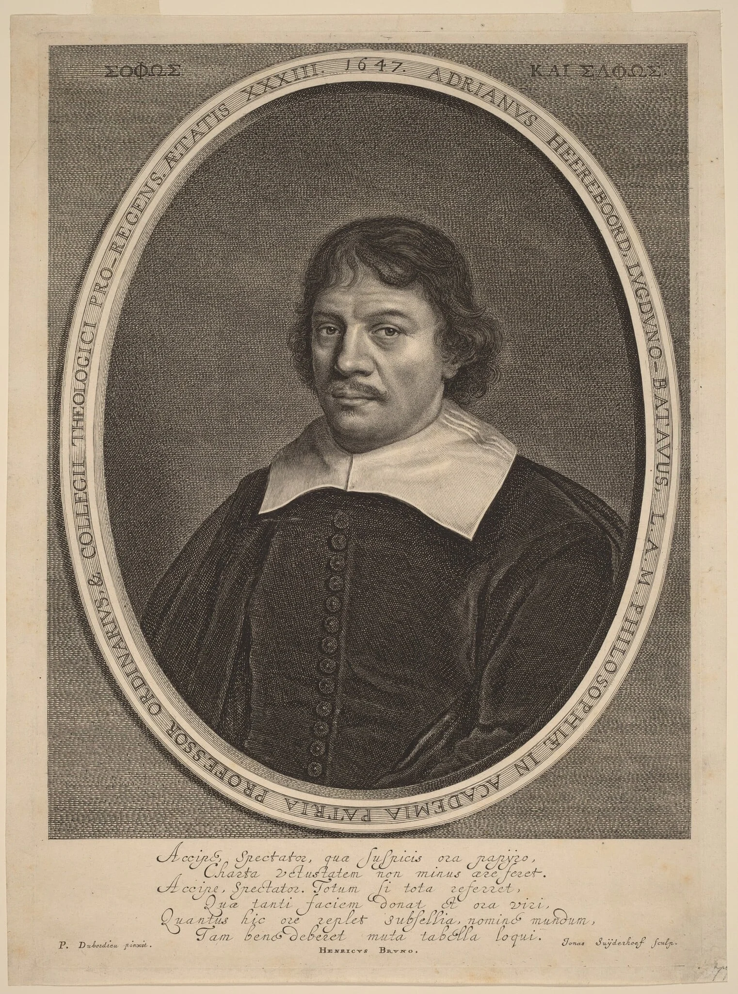 Adriaen Heereboord, detail