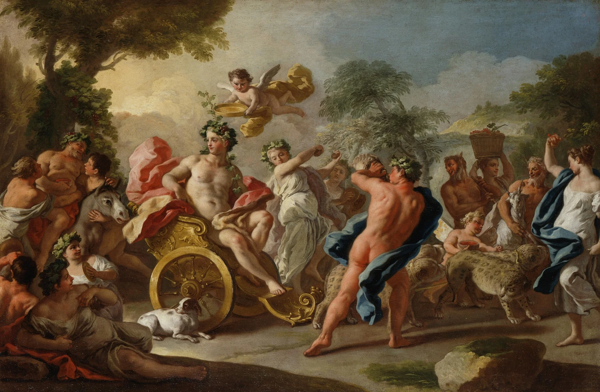 Der Zug des Bacchus, detail