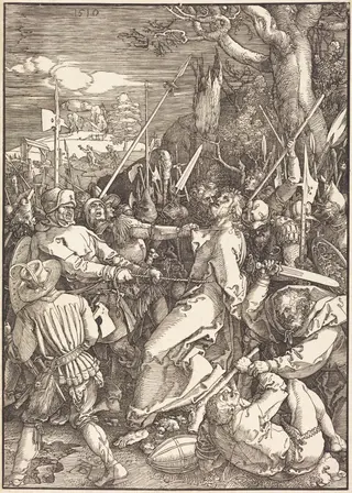 The Betrayal of Christ, by Albrecht Dürer, ink, 1510
