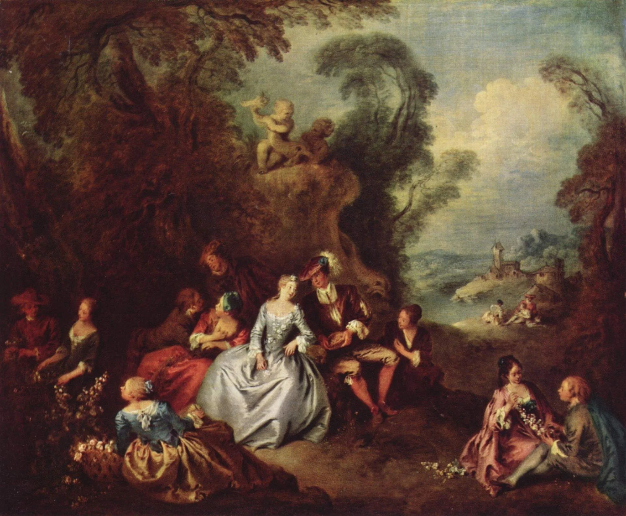 Die Freuden des Landlebens, detail