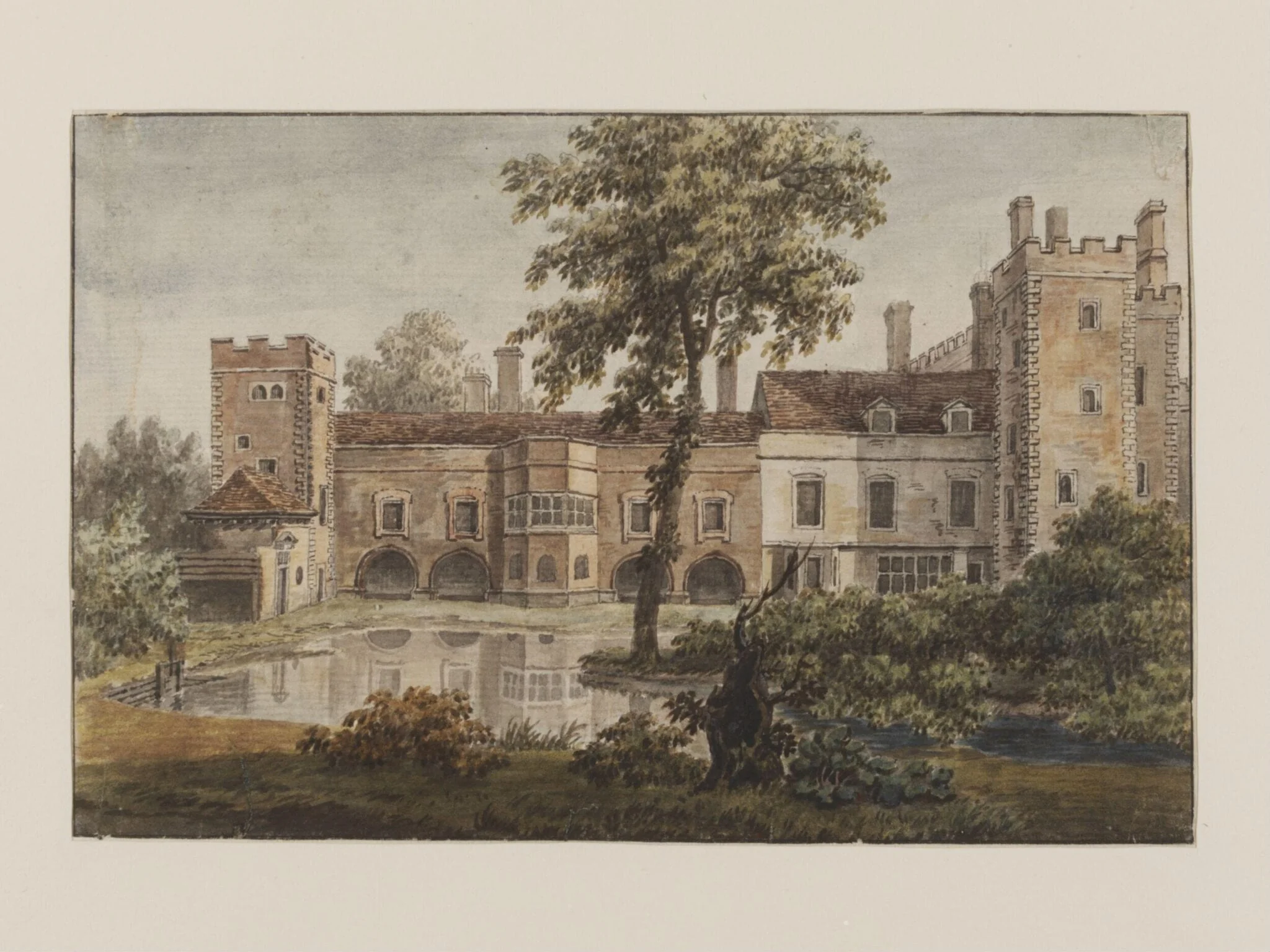 The Archbishop's Palace at Lambeth, detail